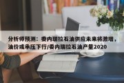 分析师预测：委内瑞拉石油供应未来将激增，油价或承压下行/委内瑞拉石油产量2020
