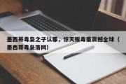 墨西哥毒枭之子认罪，惊天贩毒案震撼全球（墨西哥毒枭落网）