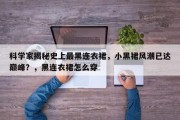 科学家揭秘史上最黑连衣裙，小黑裙风潮已达巅峰？，黑连衣裙怎么穿