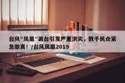 台风"凤凰"袭台引发严重洪灾，数千民众紧急撤离！/台风凤凰2019