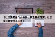 【壮志凌云是什么生肖，精选解析落实，壮志凌云是说什么生肖】