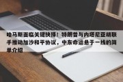 哈马斯面临关键抉择！特朗普与内塔尼亚胡联手推动加沙和平协议，中东命运悬于一线的简单介绍