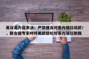 美议员力促表决：严禁擅自对委内瑞拉动武！，联合国专家呼吁美欧放松对委内瑞拉制裁